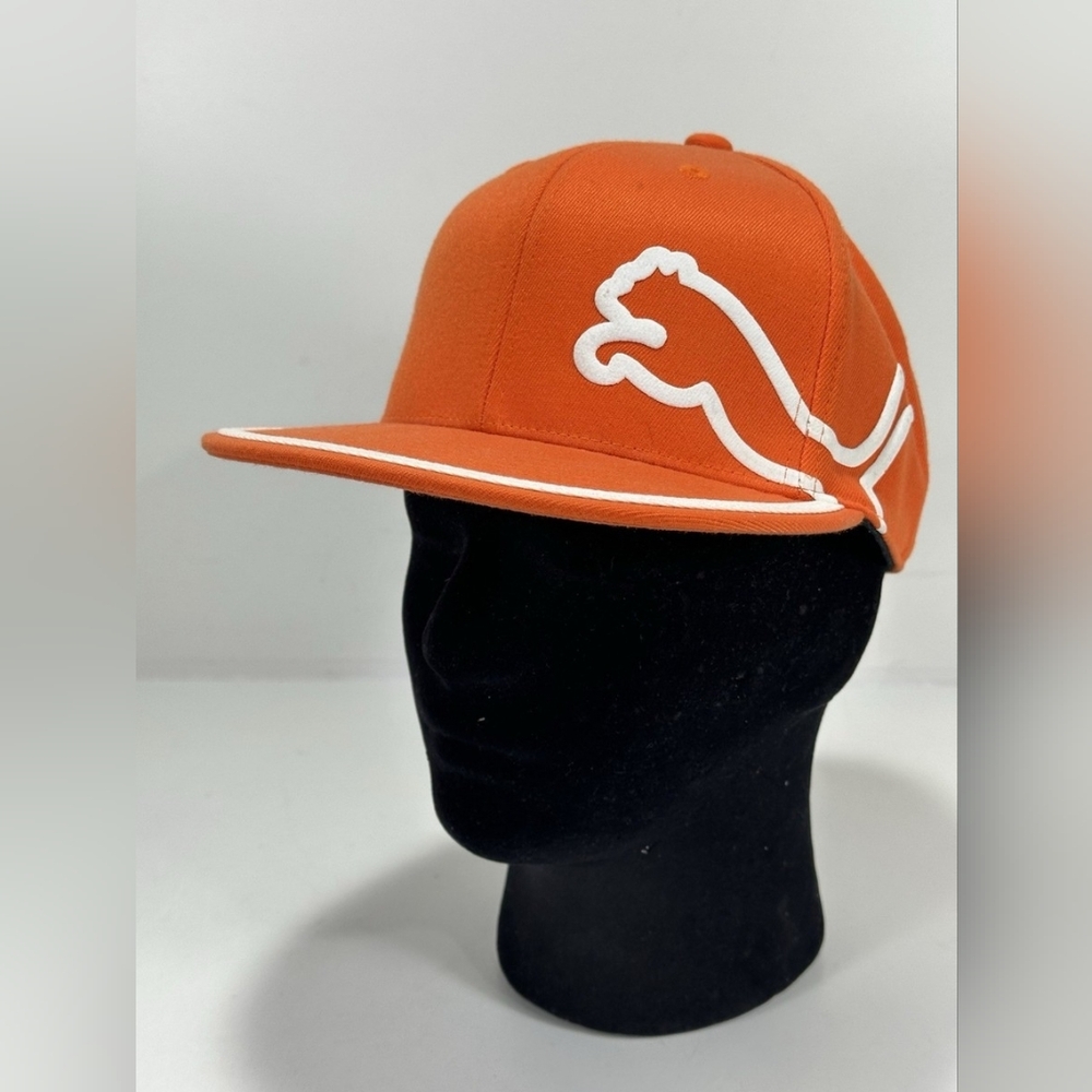 Puma Orange 210 Fitted By Flexfit H At 6 7/8-7 1/4